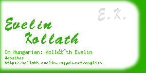 evelin kollath business card